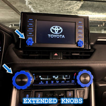 Toyota RAV4 Volume Radio Knob Extension Covers (5th Generation 2019-2024) *Free Shipping*