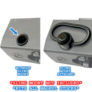 2x Quick Detach (QD QDM) Sling Mount Kit - Double Sided - Stainless Steel *Free Shipping* Works with all Magpul Stocks