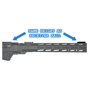 Ruger PC Carbine PCC - Low Profile Front Optic Rail Mount MLok M-Lok *Free Shipping*